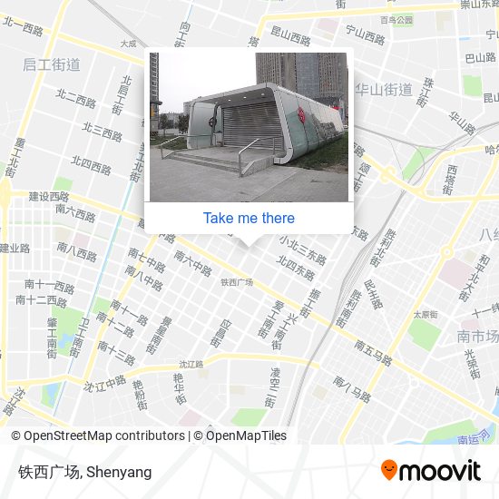 铁西广场 map