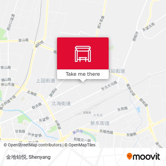 金地铂悦 map