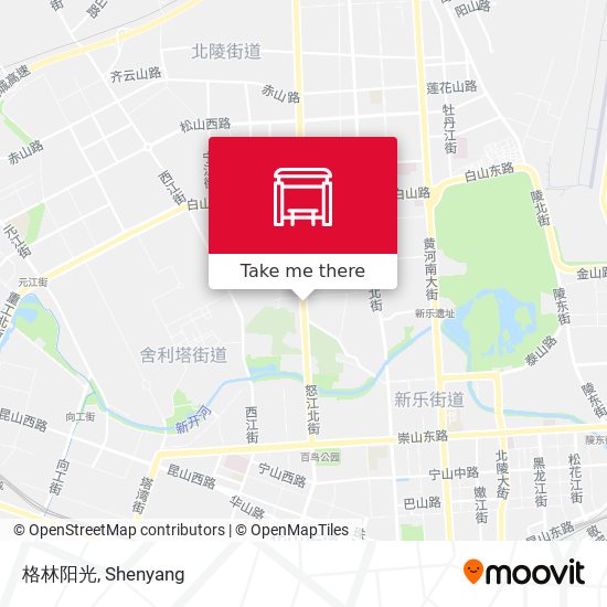 格林阳光 map