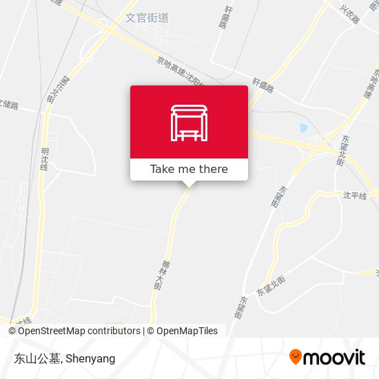 东山公墓 map
