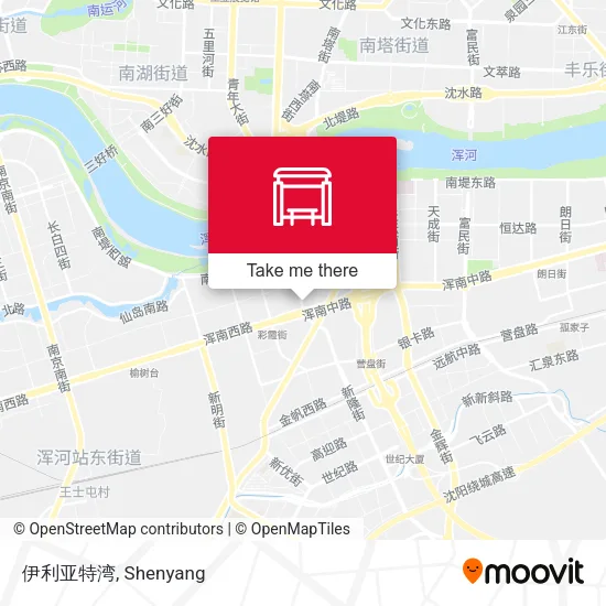 伊利亚特湾 map