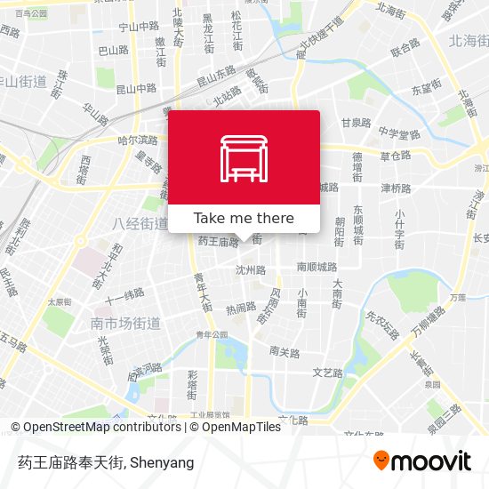 药王庙路奉天街 map