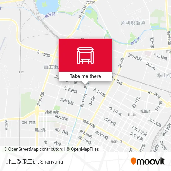 北二路卫工街 map