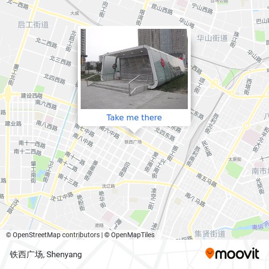 铁西广场 map