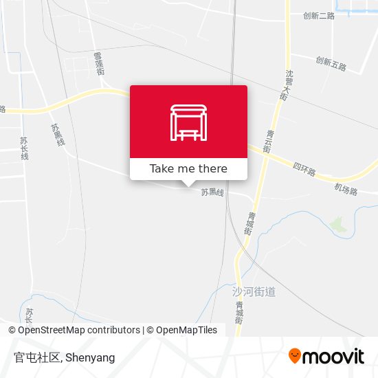 官屯社区 map