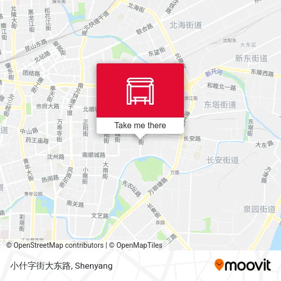 小什字街大东路 map
