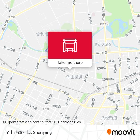昆山路怒江街 map