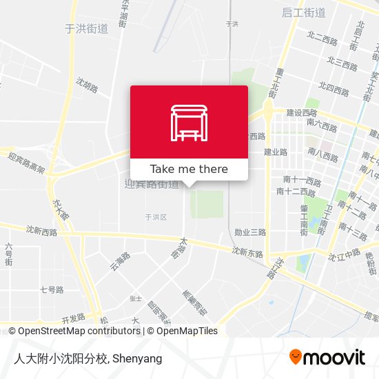 人大附小沈阳分校 map