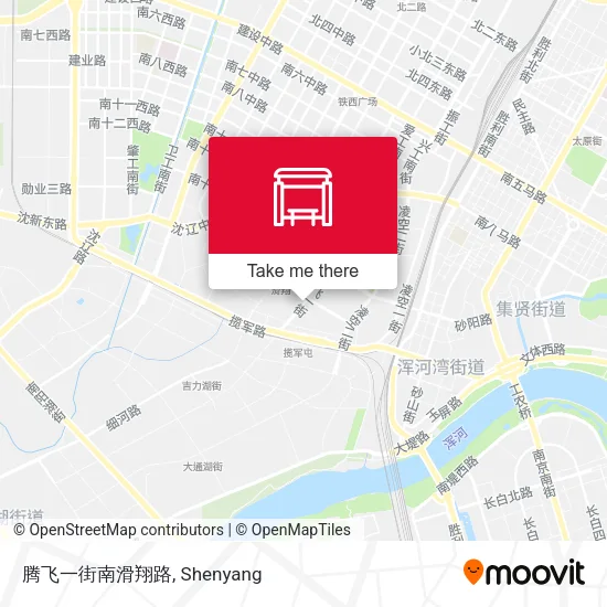 腾飞一街南滑翔路 map