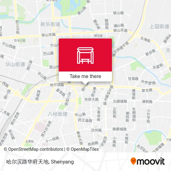 哈尔滨路华府天地 map
