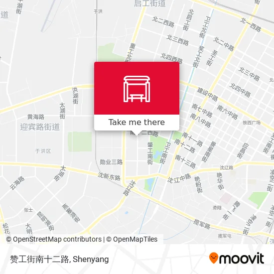 赞工街南十二路 map