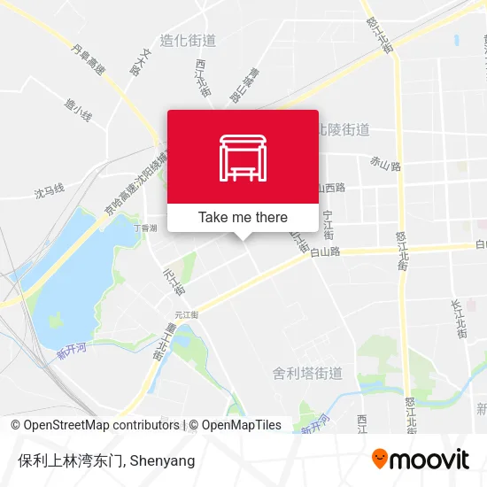 保利上林湾东门 map