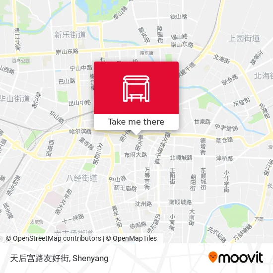 天后宫路友好街 map