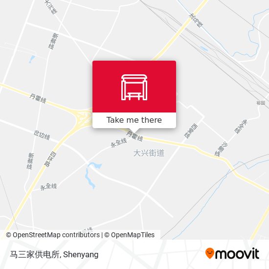 马三家供电所 map