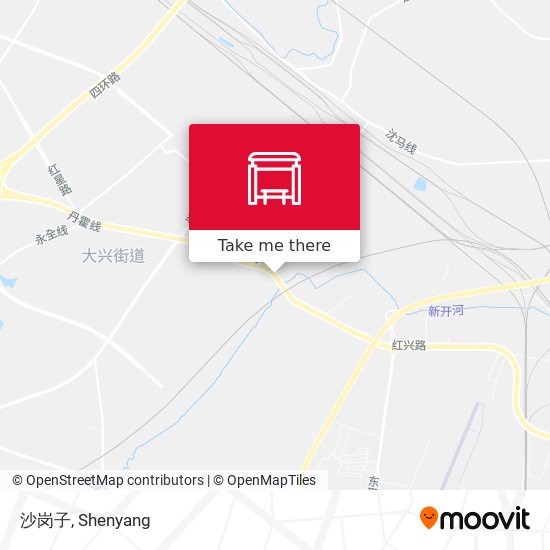 沙岗子 map