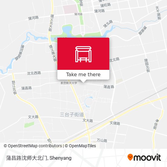 蒲昌路沈师大北门 map