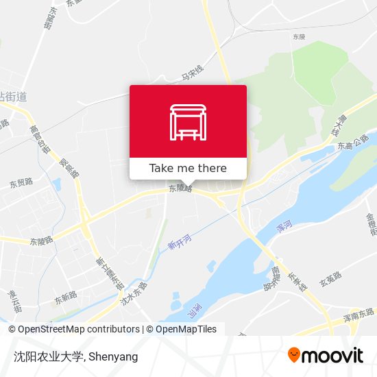 沈阳农业大学 map