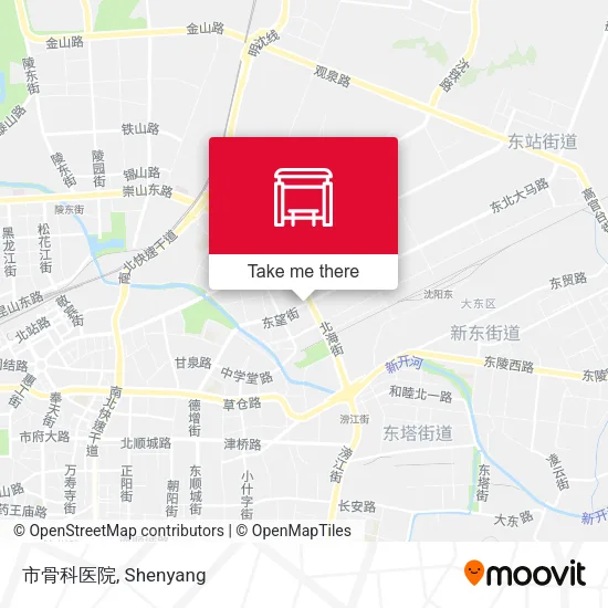市骨科医院 map
