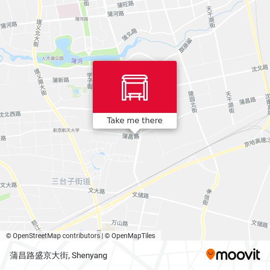 蒲昌路盛京大街 map
