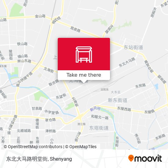 东北大马路明堂街 map