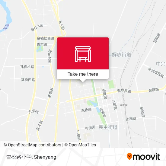 雪松路小学 map