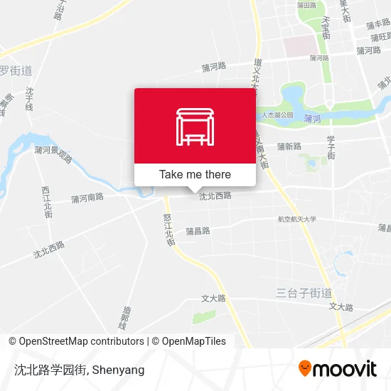 沈北路学园街 map