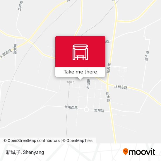 新城子 map