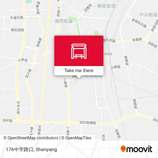 176中学路口 map
