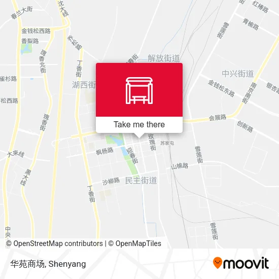 华苑商场 map