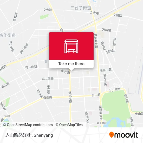 赤山路怒江街 map