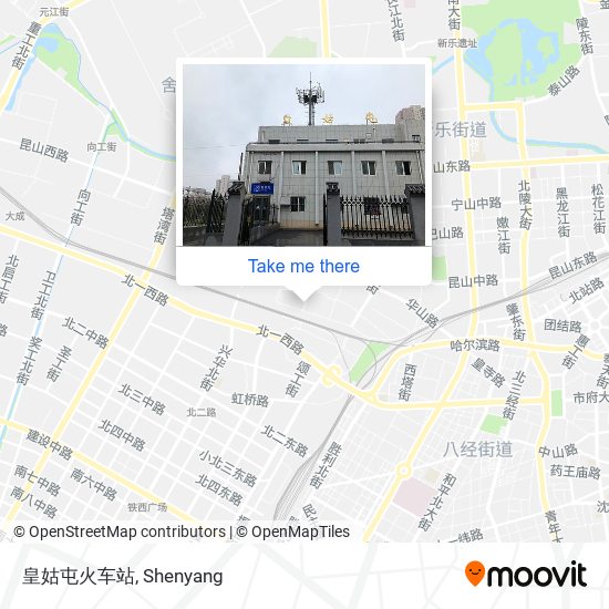 皇姑屯火车站 map
