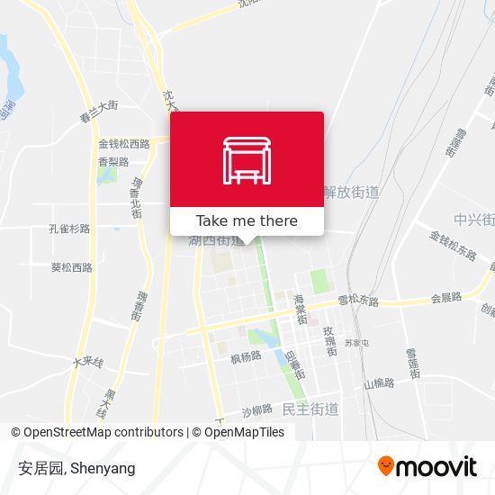 安居园 map