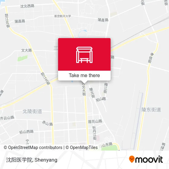 沈阳医学院 map