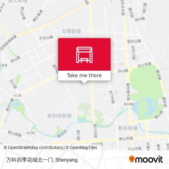 万科四季花城北一门 map