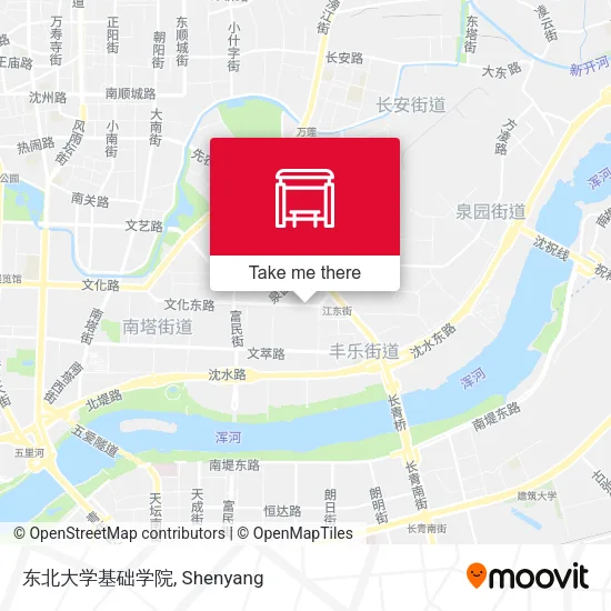 东北大学基础学院 map
