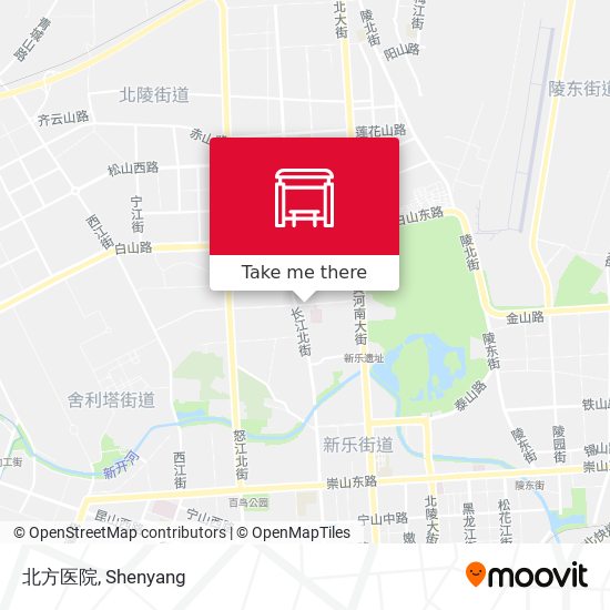 北方医院 map