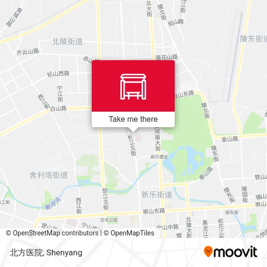 北方医院 map