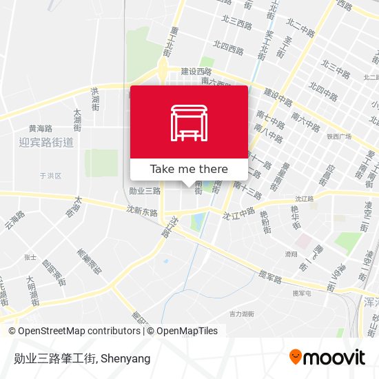 勋业三路肇工街 map