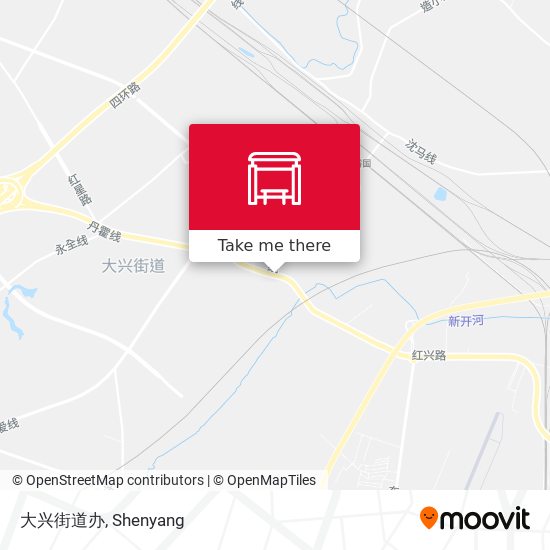 大兴街道办 map