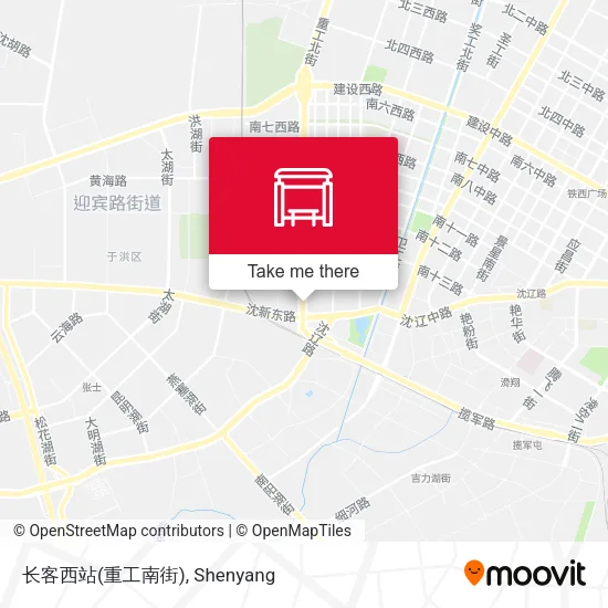 长客西站(重工南街) map