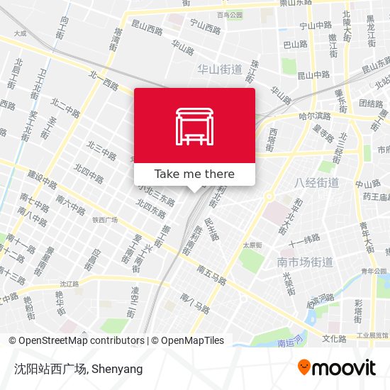 沈阳站西广场 map