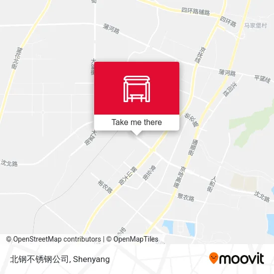 北钢不锈钢公司 map