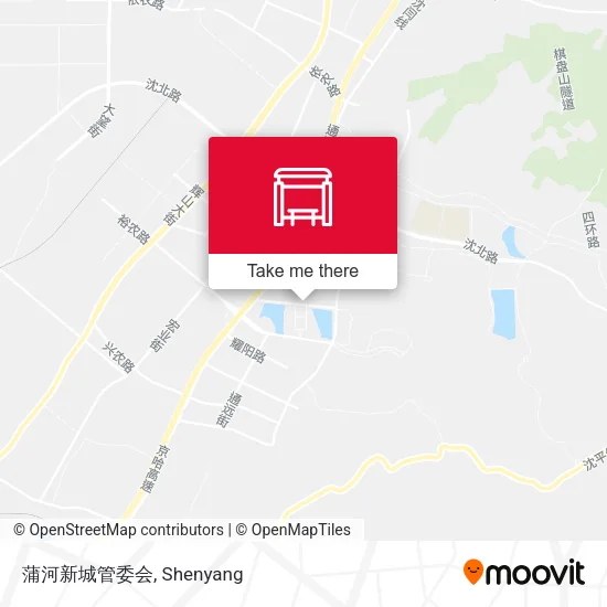 蒲河新城管委会 map