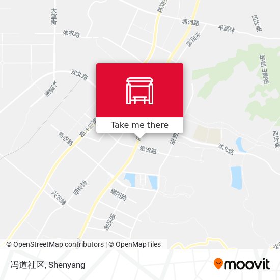 冯道社区 map