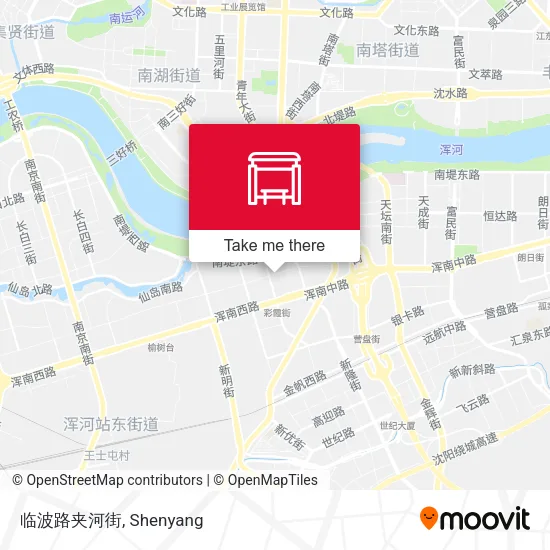 临波路夹河街 map