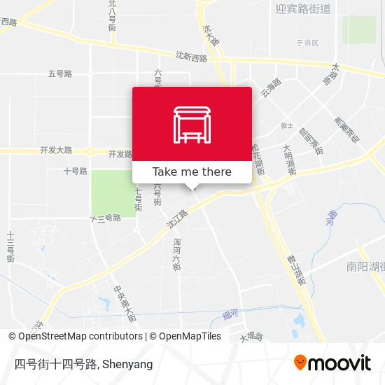 四号街十四号路 map