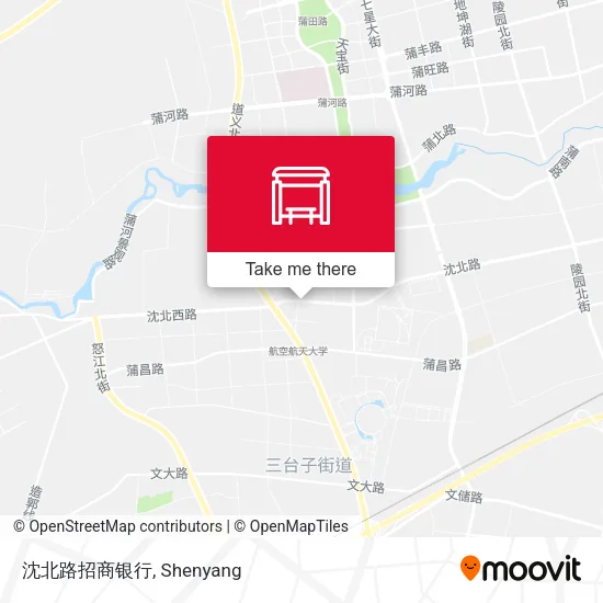 沈北路招商银行 map