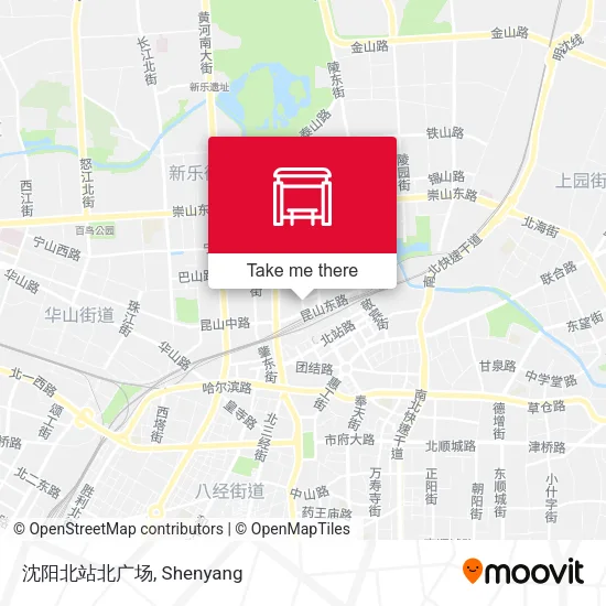 沈阳北站北广场 map