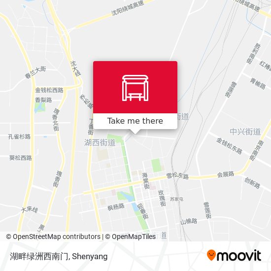 湖畔绿洲西南门 map