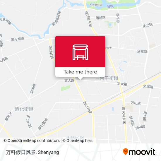 万科假日风景 map